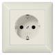 Jung AS1520 SCHUKO Steckdose weiß volle Platte Serie AS weiß