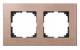Merten MEG4052-3470 wooden frame, 2-fold, beech, M-PLAN
