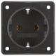 Berker 947782503 Steckdose SCHUKO Integro Einsätze schwarz,matt