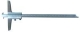 MIB Messzeuge 01015070 Precision Depth Vernier Caliper double hook 200 x 100 mm,