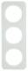 Berker 10132109 Rahmen 3fach R.1 Glas polarweiß