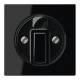 JUNG A1541SW cover f.Drehschalter, Serie A black