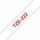 Brother P-touch TZE222 Label Tape - 9 mm Width x 8 m Length - Rectangle - Thermal Transfer - White