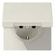 Jung LS1520KIKL SCHUKO socket hinged cover white