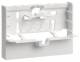 HAGER SL20080M9016 TEH device carrier mounting plate wall mounting for SL 20x80mm traffic white