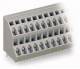 WAGO 736-224 double-decker terminal strip for circuit boards 0.08-2.5 mm² gray