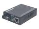 INTELLINET 510530 Fast Ethernet WDM bidirektionaler Singlemode Medienkonverter 10/100Base-TX auf 100Base-FX (SC) Singlemode, 20 km, WDM (RX1310/TX1550)