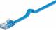 Goobay 96395 CAT 6 Flach-Patchkabel, U/UTP, Blau - Kupfermaterial