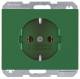 Berker 47157013 Steckdose SCHUKO K.1/K.5 grün glänzend