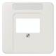 Jung 569TNA Abdeckung Schriftfeld für TAE-Anschlussdose CD weiß