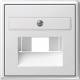 GIRA 027003 Abdeckung UAE/IAE/ISDN System 55 Reinweiß