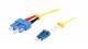 Fiber optic 2-fiber patch kit. 1.5mtr.LC-SC, 9/125um, OS2, AD=2mm, Synergy 21
