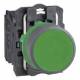 Schneider Electric XB5AA31C0 Schneider Drucktaster, kompl, Kunststoff, tastend, grün, 22mm, 1S