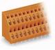 WAGO 736-302 double-decker terminal strip for circuit boards 0.08-2.5 mm² orange