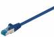 Goobay 93677 CAT 6a Patchkabel, S/FTP (PiMF), Blau - LSZH halogenfrei, Kupfer