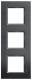 Legrand LNA4802M3AR BTicino Light frame anthracite 3x2 mod