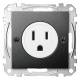 Merten MEG2151-0414 USA socket 15A anthracite System M