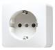 Jung 321AWW AP-SCHUKO Steckdose 61x61x39mm AP600 alpinweiß