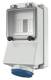 Mennekes 7007 16A3P 6H230V wall socket IP44,