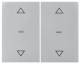 Berker 80961371 Abdeckung für Tastsensor Modul 2fach mit Pfeil-Symbol K.x alu