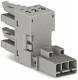 WAGO 890-1761 h-Vert. 3P.ST/BU-BU code B gray 3VK