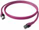 ZVK EasyLan CP1IVCVCV0030 DualBoot Kat.6 Patchkabel Kl.EA geschirmt violett 3,0m