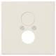Jung LS962 Abdeckung für 2 Kleinsteckdose Lautsprecherbuchse weiß