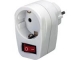 Brennenstuhl Adapterstecker 1 Steckd. + Schalter weiß