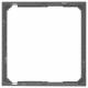Berker 11091606 Zwischenring für ZentralPlatte B.1/B.3/B.7 Glas anthrazit matt