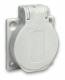 Schneider Electric PKS51G Schneider Schuko socket gray 2p+E 10/16A 250V for DE IP54 50x50mm