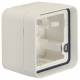 Berker 6118913502 housing with 1-gang frame and cable entries AP W.1 polar white