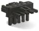 WAGO 770-621 T-Verteiler schwarz SCHWARZ 1XSTECKER/2XBUCHSE