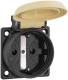 Abl Sursum 1561030 ABL Built-in SCHUKO socket yellow IP54 with screw connection