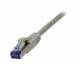 Patchkabel RJ45, CAT6A 500Mhz, 1,5m, grau, S-STP(S/FTP), Komponent getestet(GHMT certified), AWG26, Synergy 21