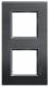Legrand LNA4802M2AR BTicino Light frame, anthracite 2x2 mod