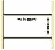 OEM-Factory Labels - Thermal 76 x 51mm, removable, K76