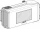 Schneider Electric KNB63SM412 outlet box, 63A 5-pole for modular devices