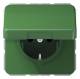 Jung CD590KLGN hinged lid green
