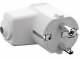 Bachmann plug CEE7/7, mounting angle plug white