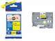 Brother TZe-631S Tape TZ-631S (Lam.) Black on Yellow 12 mm x 4 m