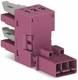 WAGO 890-1663 h-Vert. 3P.ST/BU-BU Code B pink 2VK
