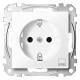 Merten MEG2350-0325 SCHUKO-Steckdose+Kz Computer BRS StK aktivweiß gl.System M