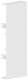 Ggk 18042 end plate 60x170 BR alpine white, 