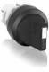 ABB Wahlschalter schwarz M2SS3-10B 2 Stellungen tastend
