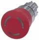 SIEM 3SU1051-1HB20-0AA0 Siemens 3SU10511 push button illuminated 22mm round red rotary.