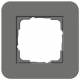 GIRA 0211413 Abdeckrahmen 1f E3 Dklgrau/Reinweiß