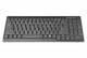 DIGITUS Tastatur für TFT-Konsolen schwarz, Kabel,russisch