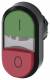 Siemens 3SU10003BB420AK0 double pushbutton 22mm round green I red O