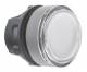 Schneider Electric ZB5AA18C0 Schneider illuminated pushbutton, front, momentary, for insert label, white