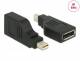 DELOCK Displayport Adapter mini DP -> DP St/Bu 4K 90° sw